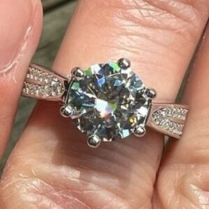 2ct Moissanite Ring